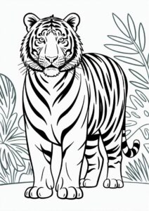 Bengal Tiger Standing In Jungle 4