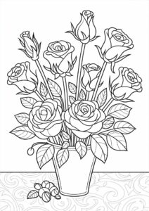 Bouquet Of Roses With Long Stems 10
