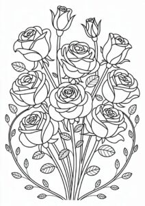 Bouquet Of Roses With Long Stems 8