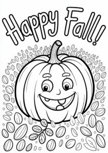 Coloring Page Of Pumpkin 2