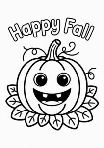 Coloring Page Of Pumpkin 4