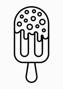 Cookies And Cream Ice Cream Coloring Page Bar 4