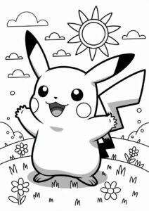 Cute Pikachu Standing Under The Sun 3
