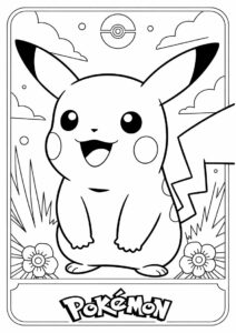 Detailed Pikachu Pokemon Card 2