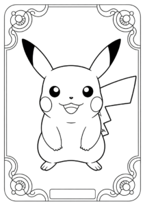 Detailed Pikachu Pokemon Card 5
