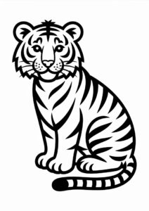 Detailed Tiger Eye Coloring For Adults 1