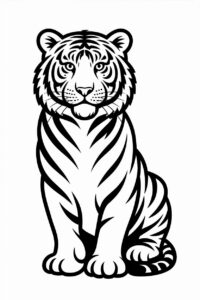 Detailed Tiger Eye Coloring For Adults 6