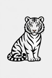 Detailed Tiger Eye Coloring For Adults 7