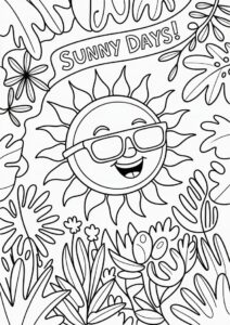 Fun Sun Wearing Sunglasses Over Jungle 3