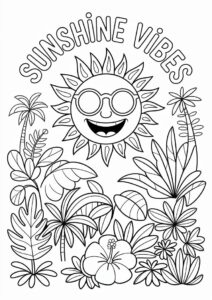 Fun Sun Wearing Sunglasses Over Jungle 4