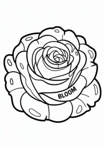 Head OF a Rose With Detailed Petals 6