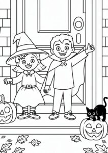 Kids in Halloween Costumes 1