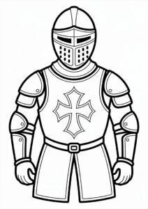 Knight Upper Body Armor Coloring In 2