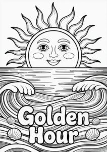 Large Smouldering Sun Over Ocean 4