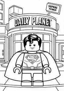 Lego Superman In Front Of Daily Planet 4