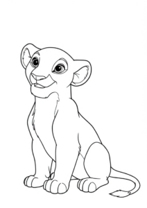 Nala From Lion King Coloring Page 3