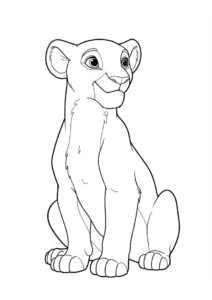 Nala From Lion King Coloring Page 4