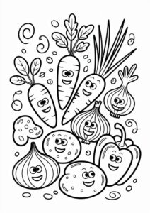 Outline Of Popular Vegetables 1