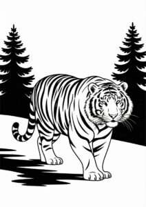 Siberian Tiger In Wild 1