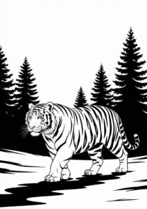 Siberian Tiger In Wild 2