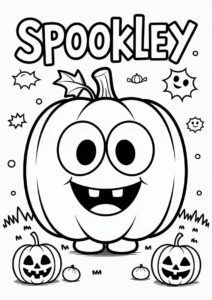 Spookley The Square Pumpkin Coloring Page For Kids 2