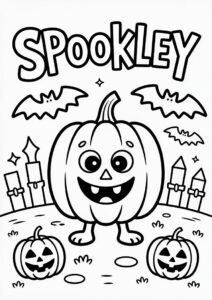 Spookley The Square Pumpkin Coloring Page For Kids 4