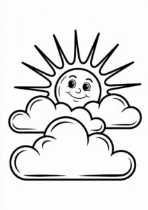 Sun In Cloud To Color 2