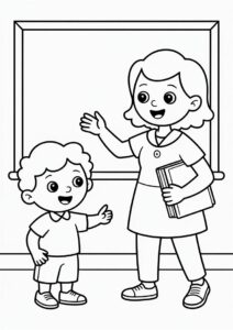 Teacher Caorin Pages OF Showing A Pant To A Student 1