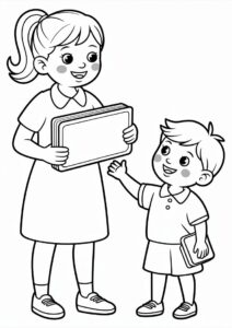 Teacher Caorin Pages OF Showing A Pant To A Student 3