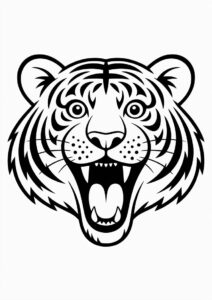 Tiger Yawning With Big Fangs 4