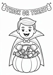 Trick or Treat with cute vampire boy 2