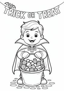 Trick or Treat with cute vampire boy 3