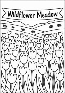 Tulips Growing In The Wild 4