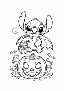 Vampire Stitch with Jack O Lantern 2