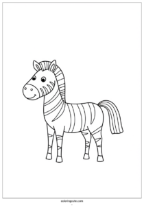 horse vs zebra coloring page for teachers 3