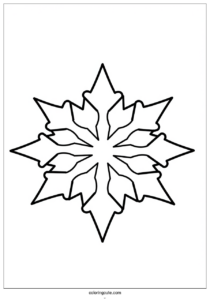 pointed snowflake coloring 4