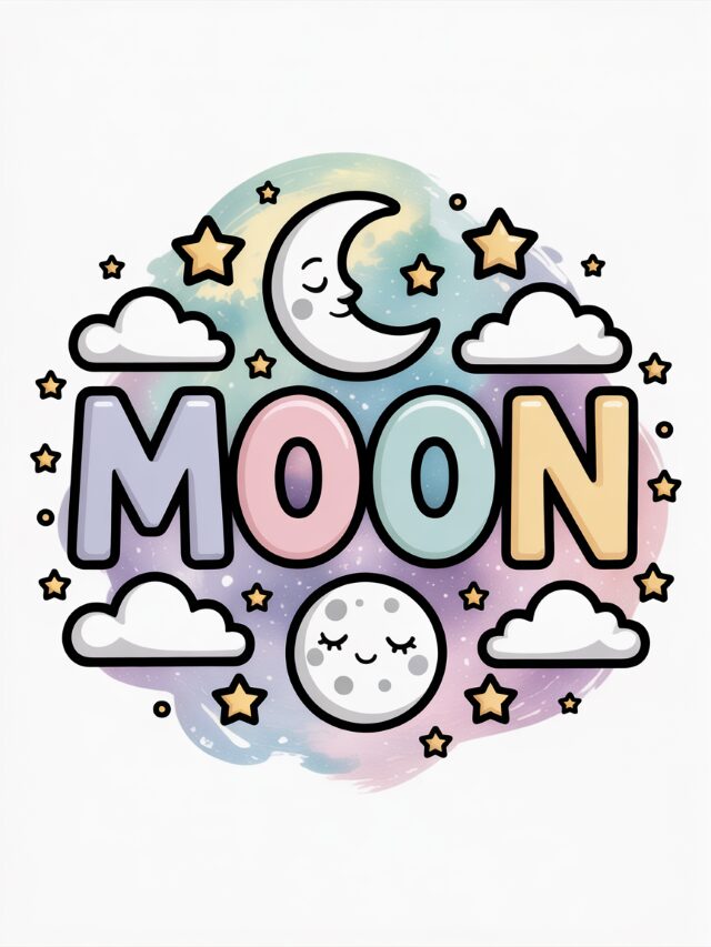 Moon Coloring Pages
