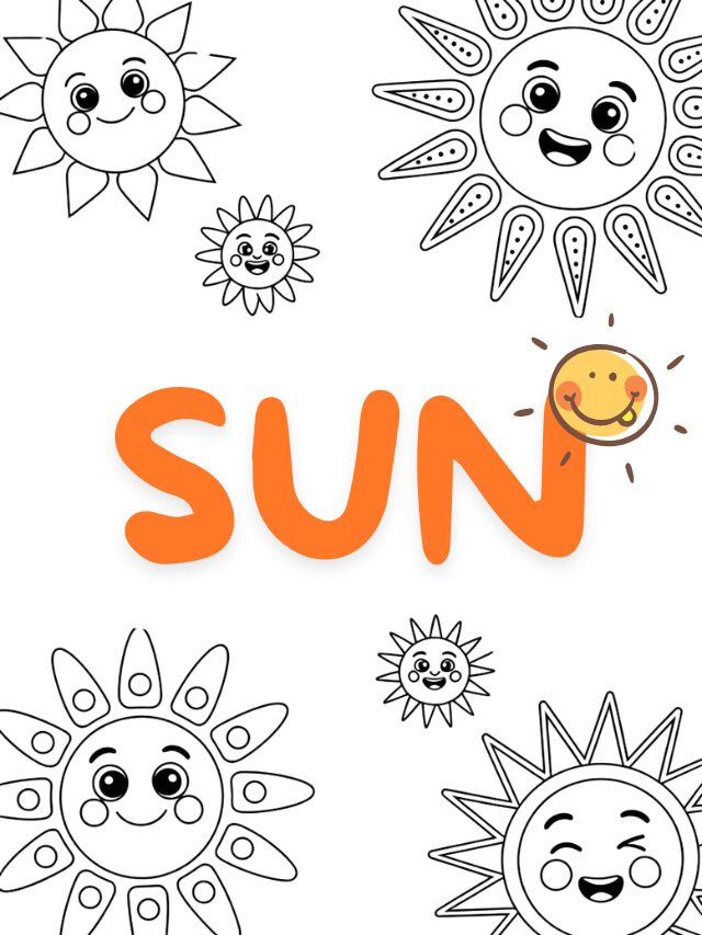Sun Coloring Pages