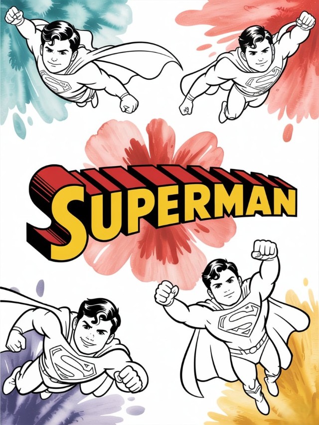 Superman Coloring Pages