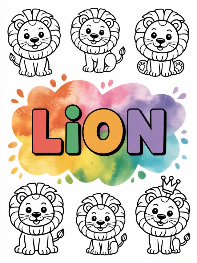 Lion Coloring Pages