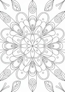Mandala Coloring Sheet For Adults 2
