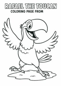 Rafael The Toucan Coloring Page From Rio 1