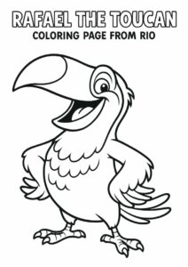 Rafael The Toucan Coloring Page From Rio 3