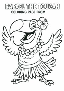Rafael The Toucan Coloring Page From Rio 5