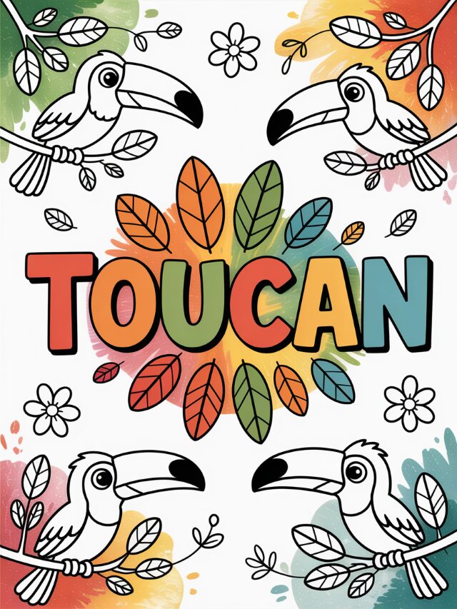 Toucan Coloring Pages